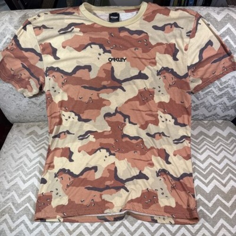 Vintage Oakley Shirt Mens M Desert Chocolate Chip Camo Tactical Combat Military